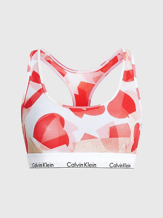 Calvin Klein USA Modern V-Day Womens Bra White 6421795-DE